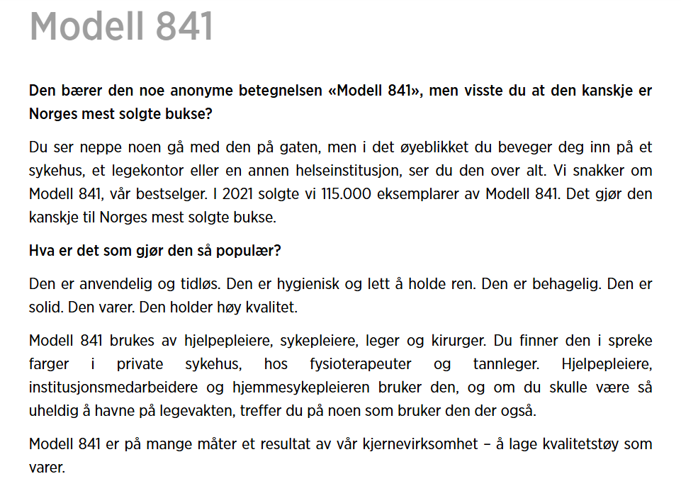 Karly Bukse Unisex NS-3357 Finnes i Hvit og Blå  BESTSELGER