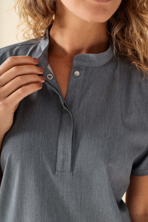 KAERE Dametunika med ståkrage   NYHET