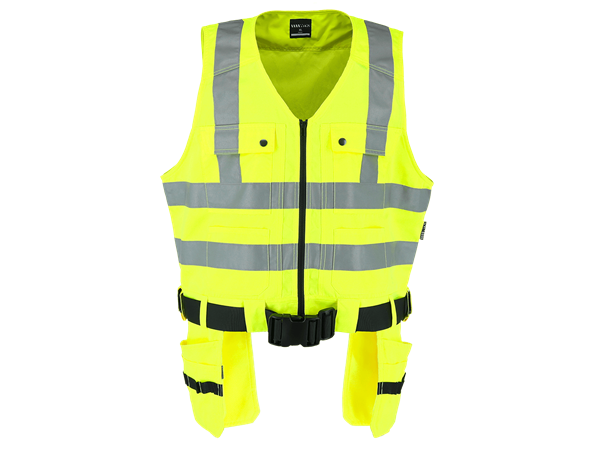 Wrks Ridgeback vest, Gul, ISO20471 kl. 1