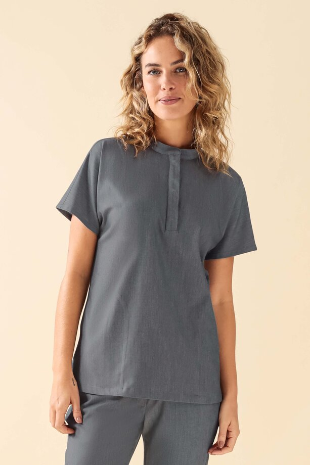 KAERE Dametunika med ståkrage   NYHET